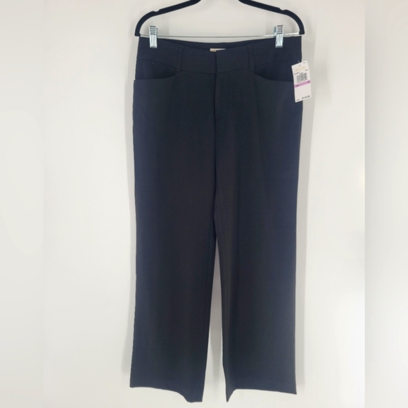 Michael Kors black trouser pants Size 6 New Straight Legs - Picture 1 of 4
